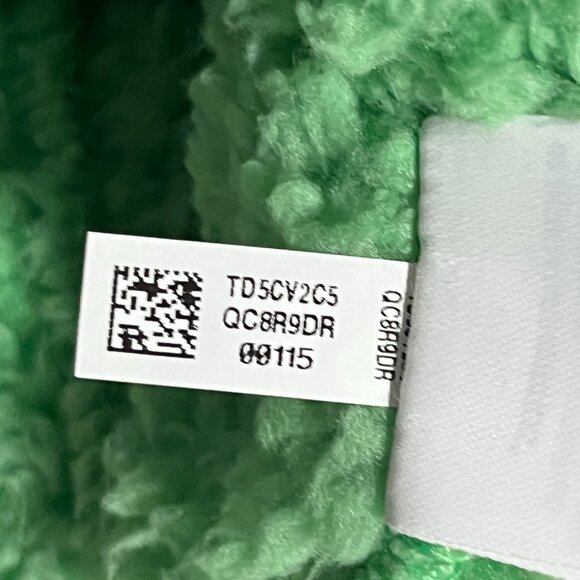 American Eagle Womens Bear Hug Oversized Sherpa Jacket XS/S Green Chunky Cozy - Picture 7 of 8